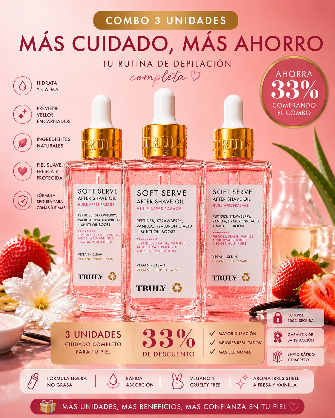 Sérum Calmante Post Depilación Fresa & Váinilla🍓