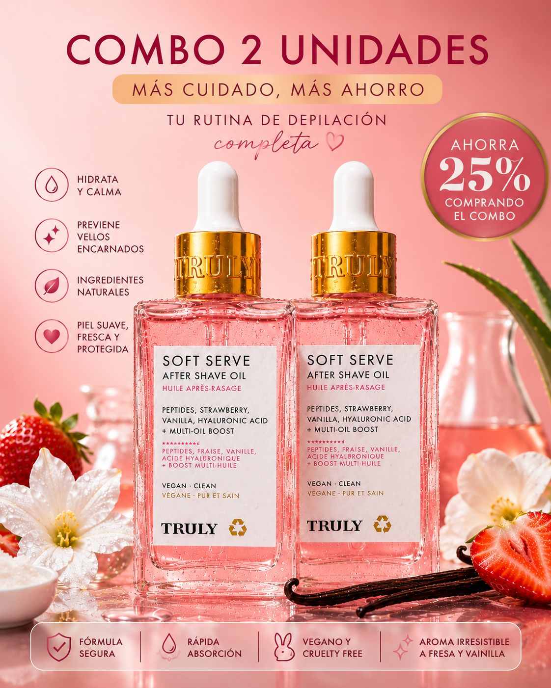 Sérum Calmante Post Depilación Fresa & Váinilla🍓